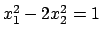 $ x_1^2-2x_2^2=1$